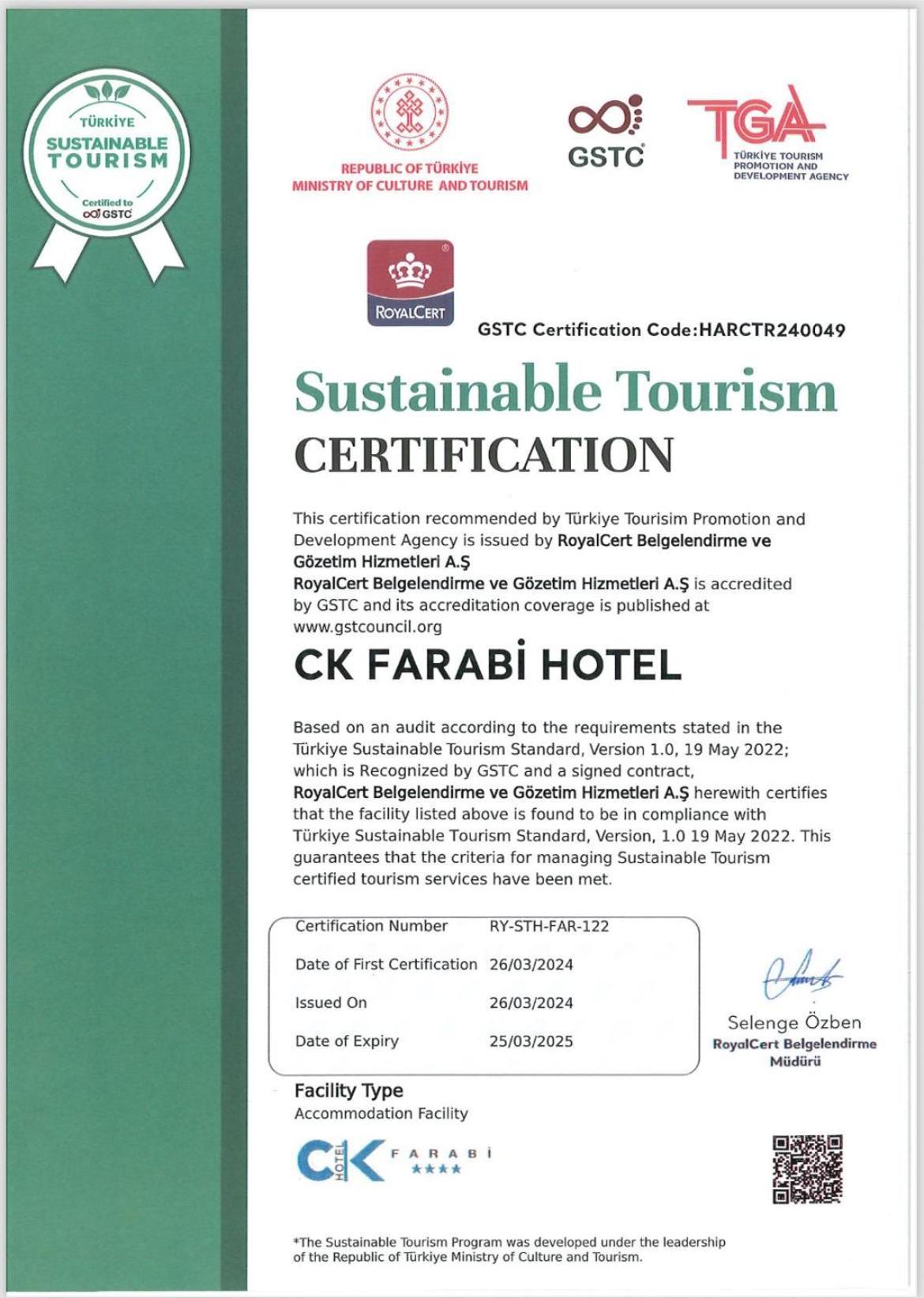 Otel Ck Farabi Ankara
